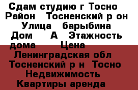 Сдам студию г.Тосно › Район ­ Тосненский р-он › Улица ­ барыбина › Дом ­ 10А › Этажность дома ­ 6 › Цена ­ 11 000 - Ленинградская обл., Тосненский р-н, Тосно  Недвижимость » Квартиры аренда   